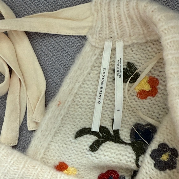 Anthropologie Floral Appliqued Sweater
Tunic Dress Alpaca Blend size S - Picture 10 of 16